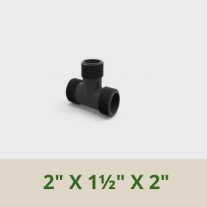 Plastic Connectors 2" X 1½" X 2"