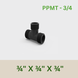 Plastic Connectors ¾" X ¾" X ¾"