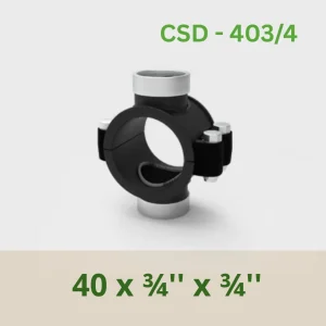 Double Clamp Saddle (Bolted) 40 x ¾'' x ¾''