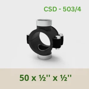 Double Clamp Saddle (Bolted) 50 x ½'' x ½''