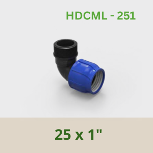 Coupling Male Elbow 25 x 1"