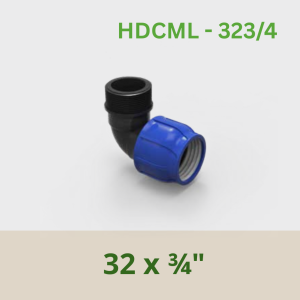 Coupling Male Elbow 32 x ¾"