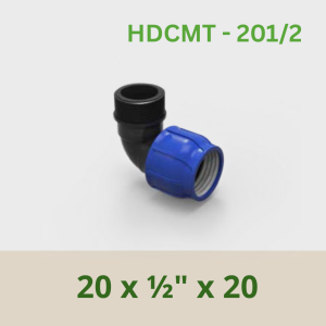 Coupling Male Tee 20 x ½" x 20