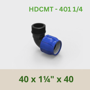 Coupling Male Tee 40 x 1¼" x 40