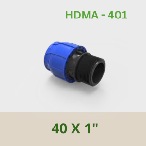 Male Adaptor 40 X 1"