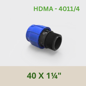 Male Adaptor 40 X 1¼"