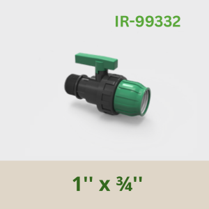 PP Female Ball Valve 1'' x ¾''