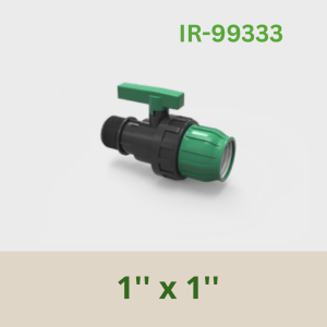 PP Female Ball Valve 1'' x 1''