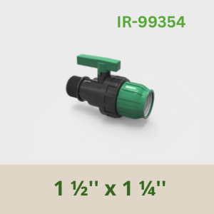 PP Female Ball Valve 1 ½'' x 1 ¼''