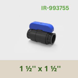 PP Female-Female Ball Valve 1 ½'' x 1 ½''