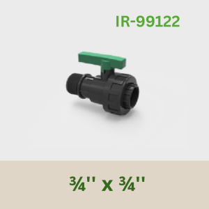 PP Male - Female Ball Valve ¾'' x ¾''